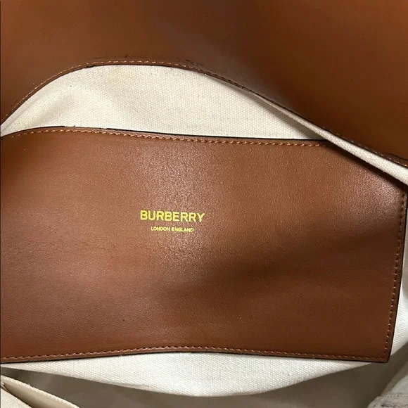 Beige Tote with Brown and Black Accents - Picture 13 of 17